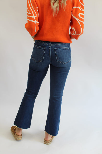 Cropped Flare Jeans