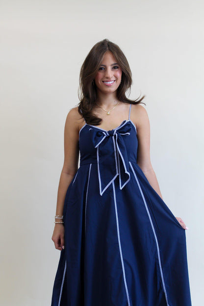 Becky Navy Dress