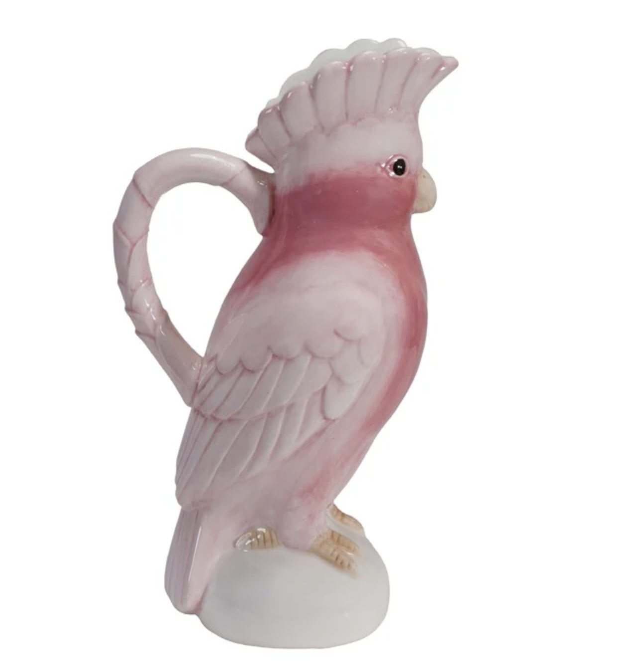 Ceramic Cockatoo Shaped Pitcher