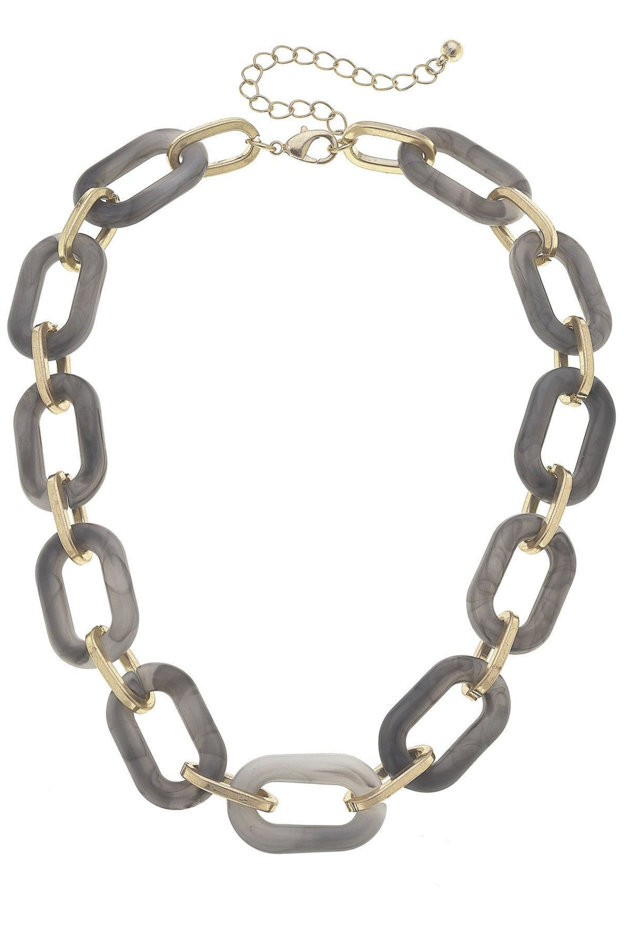 Mallory Marbled Resin Necklace