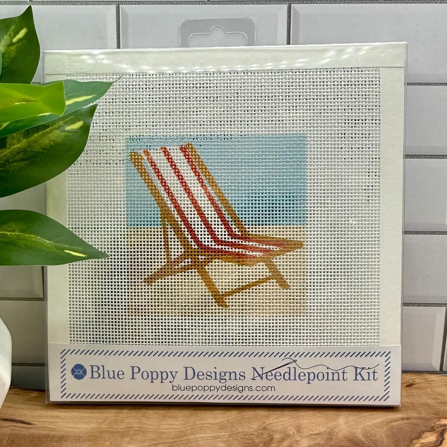 Beach Chair Needlepoint Kit