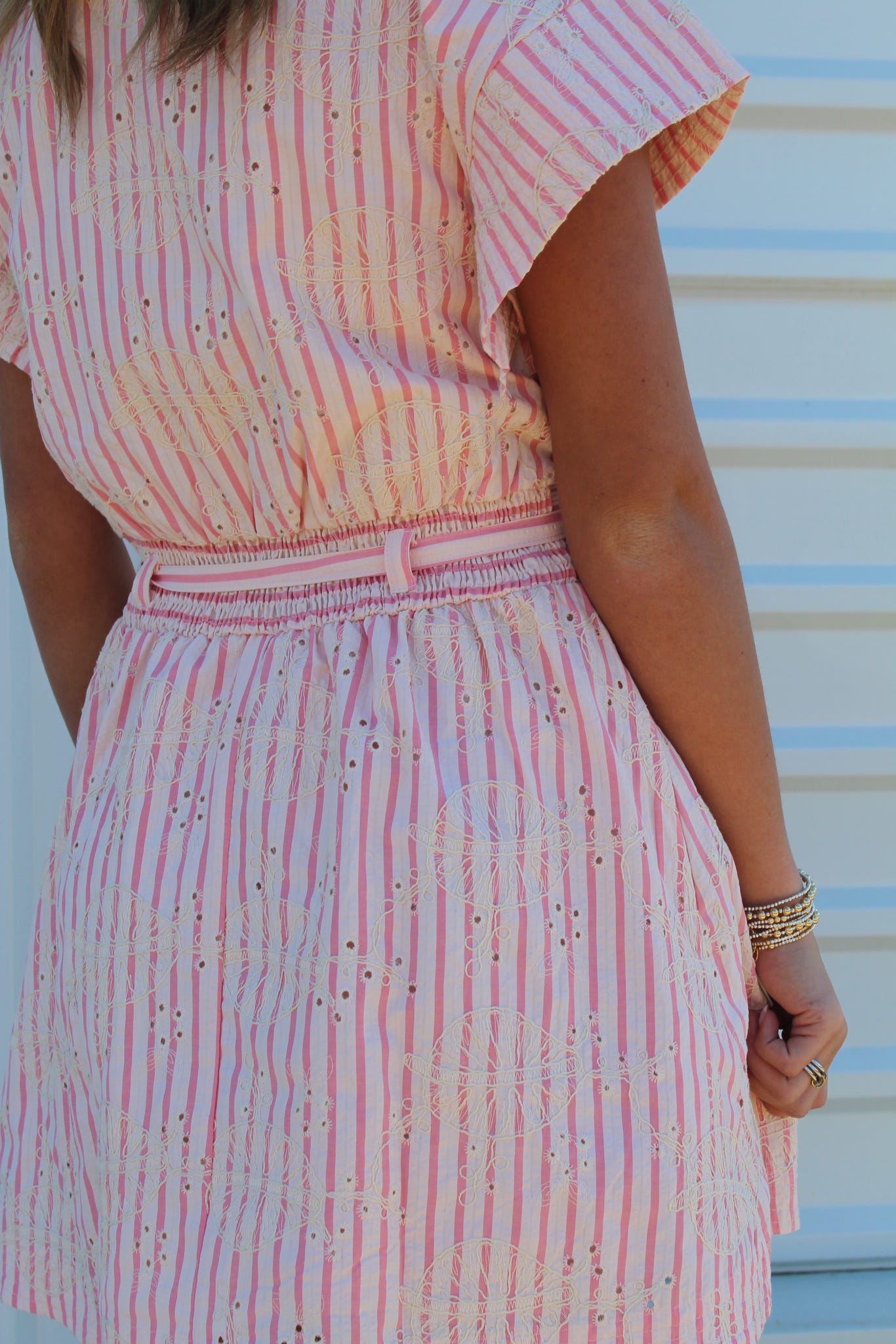 Sugarcane Stripe Mini Dress