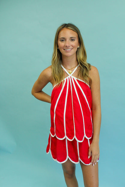Americana Threads Scalloped Set