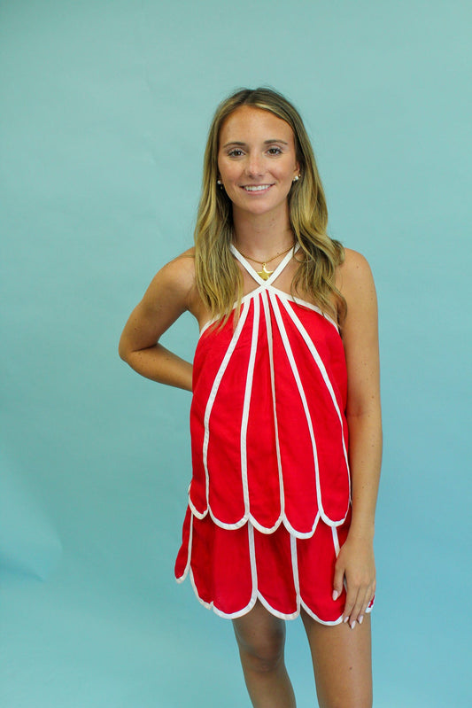 Americana Threads Scalloped Set