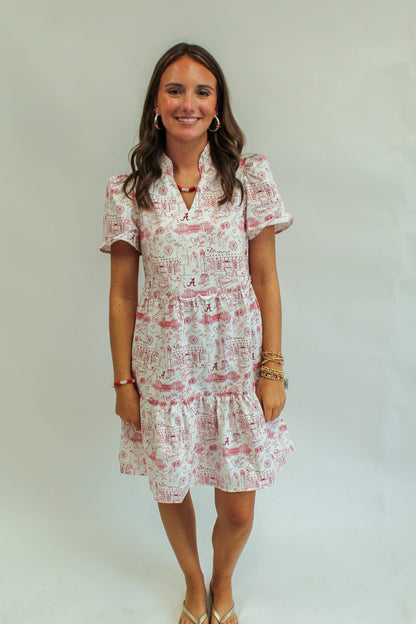 Team Toile Alabama Ivy Mini Dress