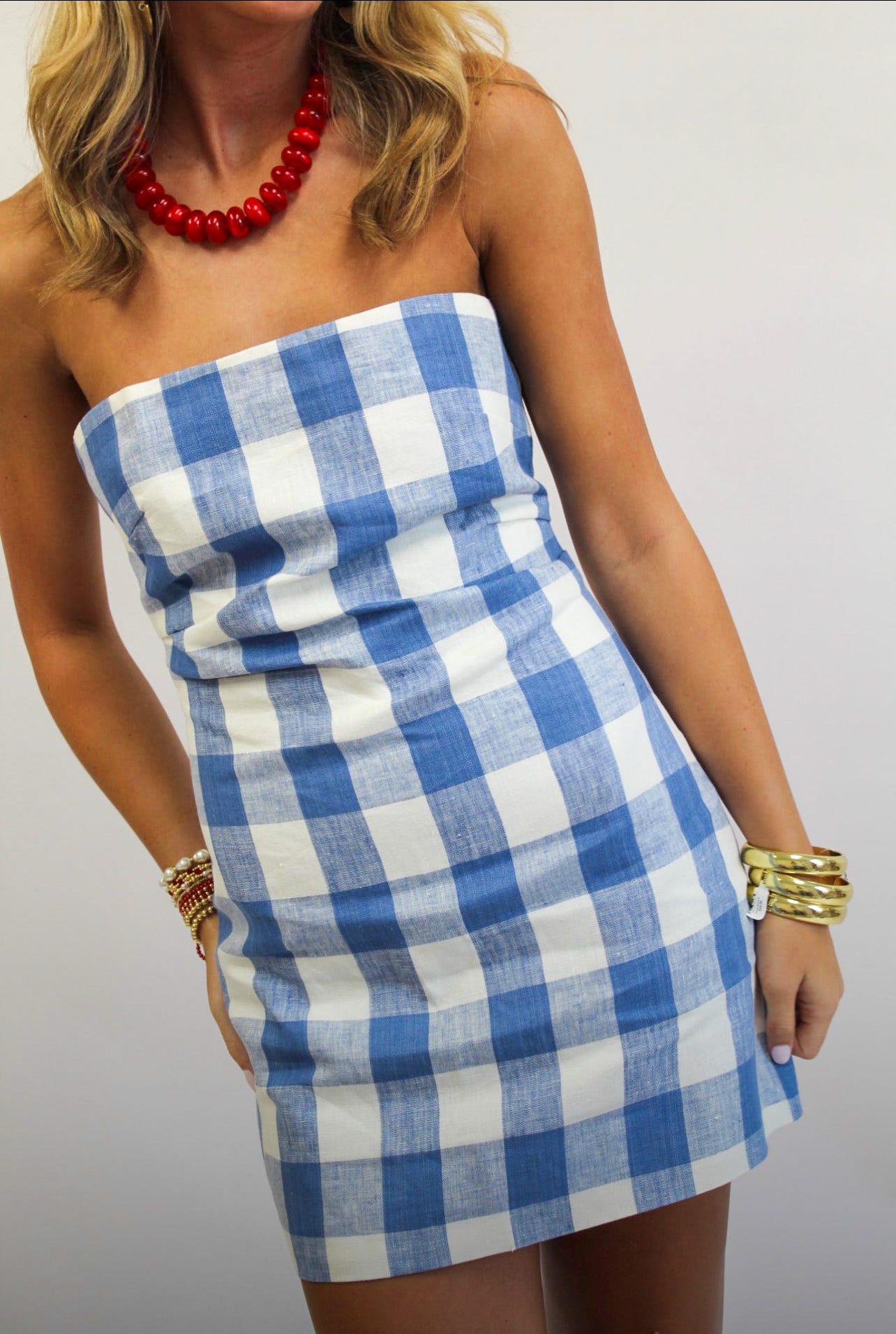 Nantucket Breeze Strapless Mini Dress