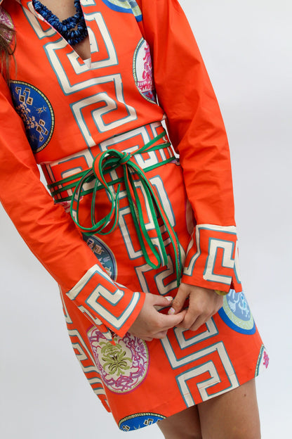 Greek Revival© Lana Shirt Dress Short by House of MBR
