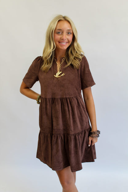 Adelyn Espresso Dress