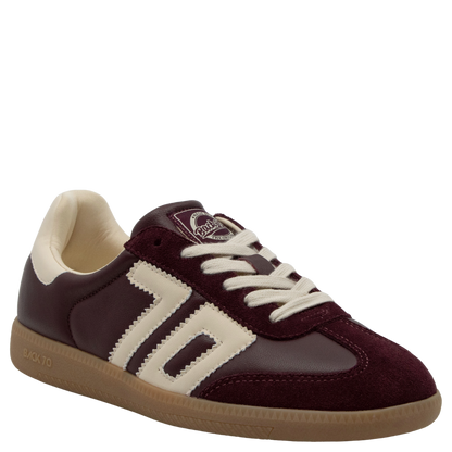 Cloud W26 in Wine Cream Back 70 Sneakers
