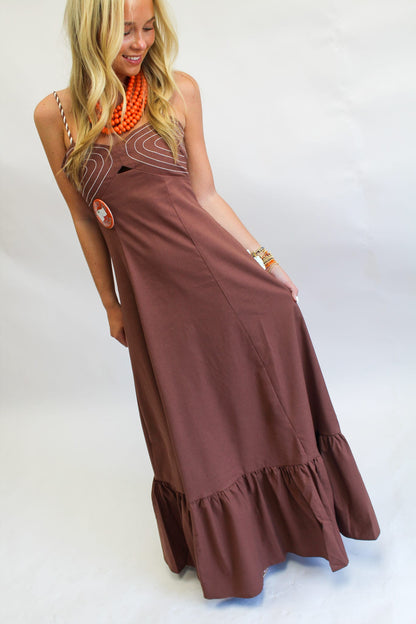 Cafe Romance Maxi Dress