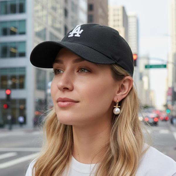 Toggle Bar Pearl Earrings - Modern Classic Style