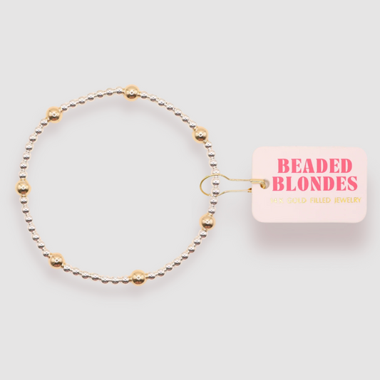 Mixed Metal Beaded Blondes Collection