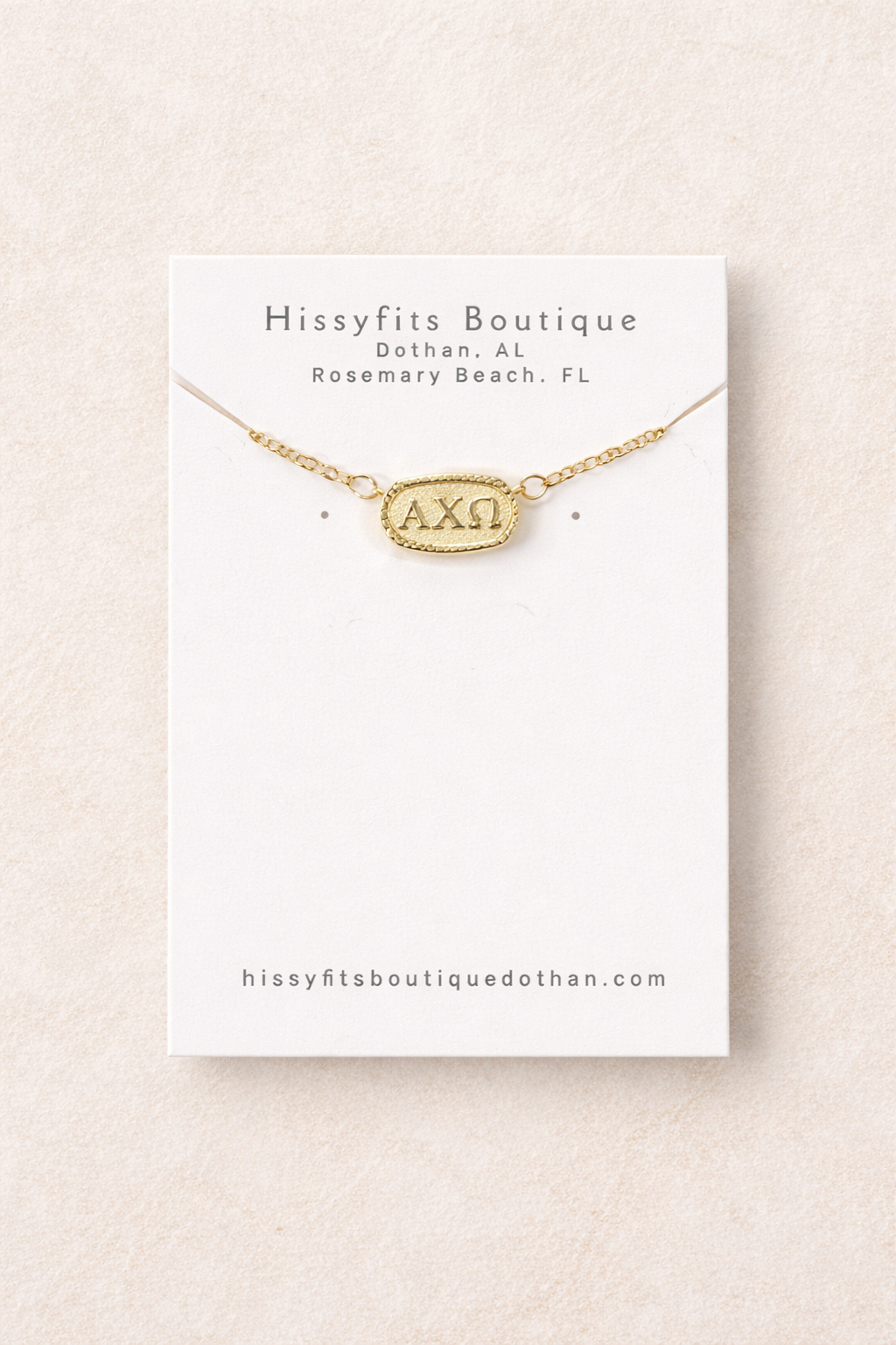 Alpha Chi Omega Sorority Athena Gold