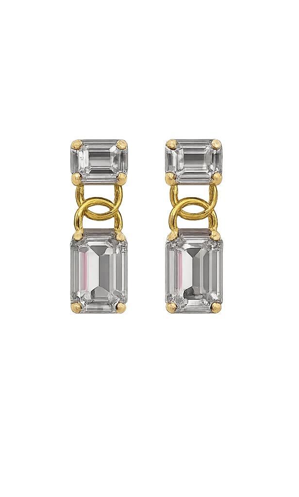 Studio Emerald-Cut Dangle Earring