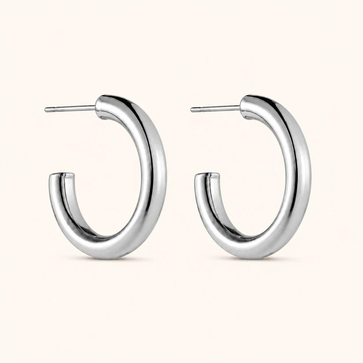 Muse Hoops - Silver