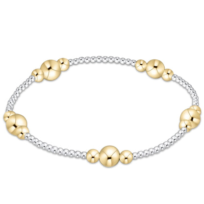 Purpose Gold 4mm Bead Bracelet - Mixed Metal