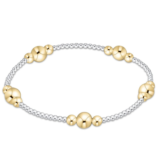 Purpose Gold 4mm Bead Bracelet - Mixed Metal