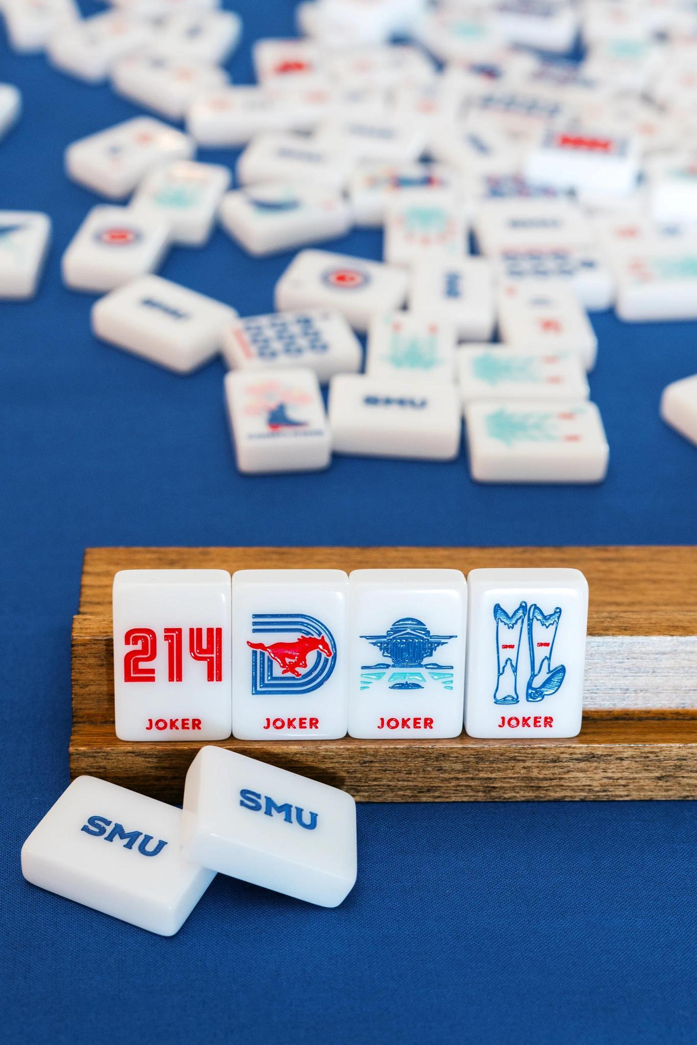 SMU® - SOUTHERN METHODIST UNIVERSITY® MAHJONG TILES