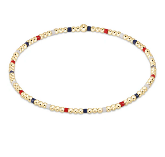 Enewton Extends- Hope Sincerity Pattern 2mm Bead Bracelet - Firecracker