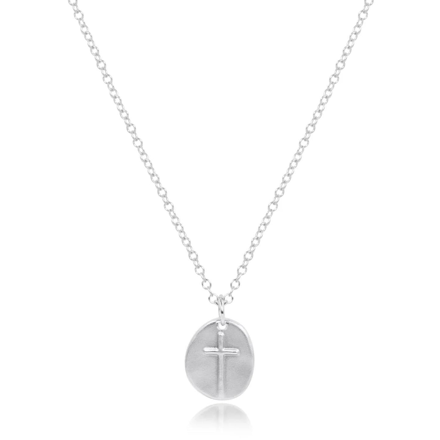 16" Necklace Sterling - Inspire Small Sterling Charm
