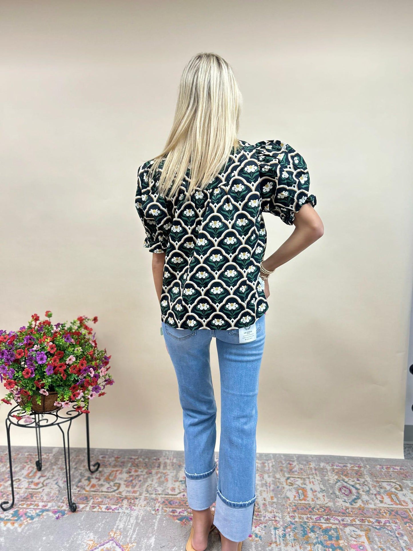 Paulette Floral Flowy Shirt