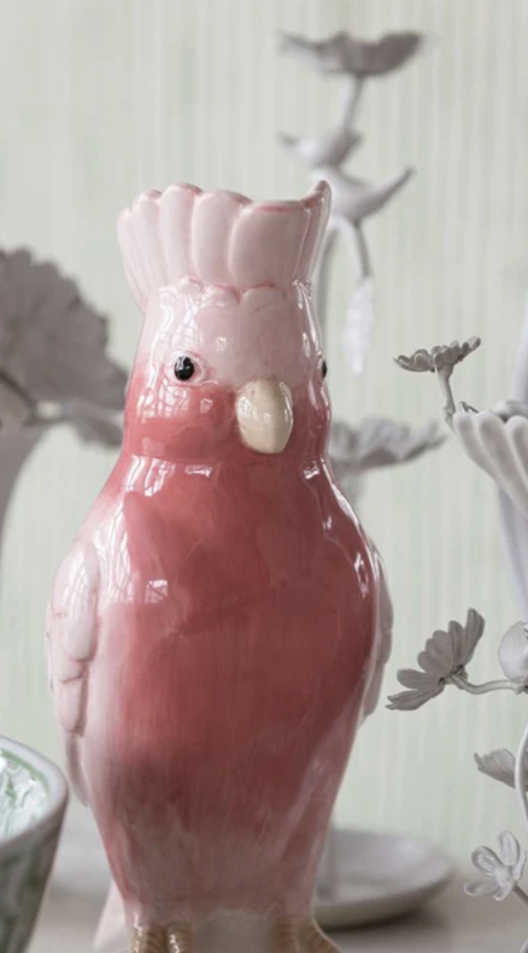 Ceramic Cockatoo Shaped Pitcher