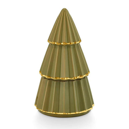 Fresh Balsam Ceramic Christmas Tree Candle