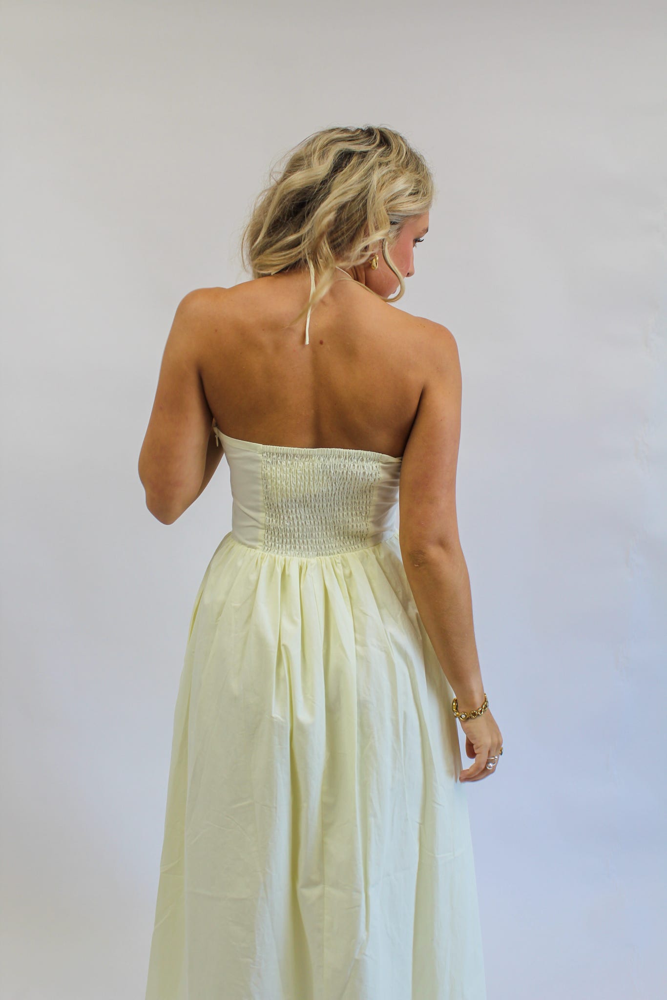 Buttercup Chiffon Midi Dress