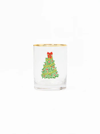 Assorted Holiday Stemless Wine Glass