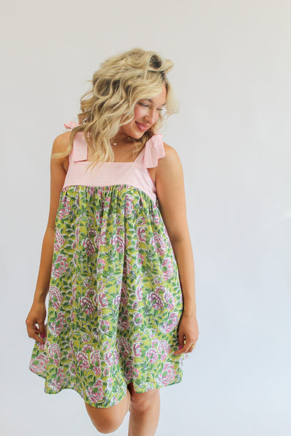 Vivian Pink Mini Dress