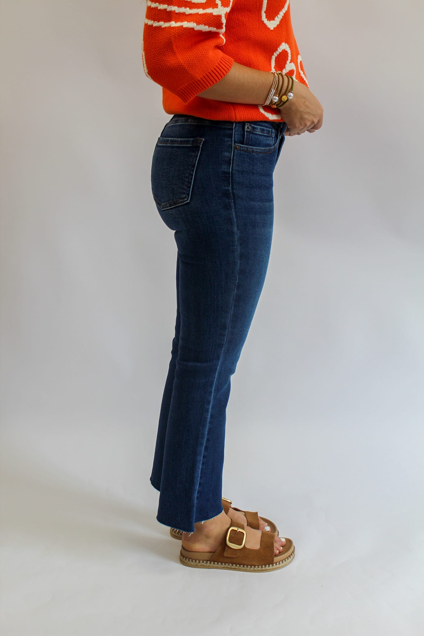 Cropped Flare Jeans