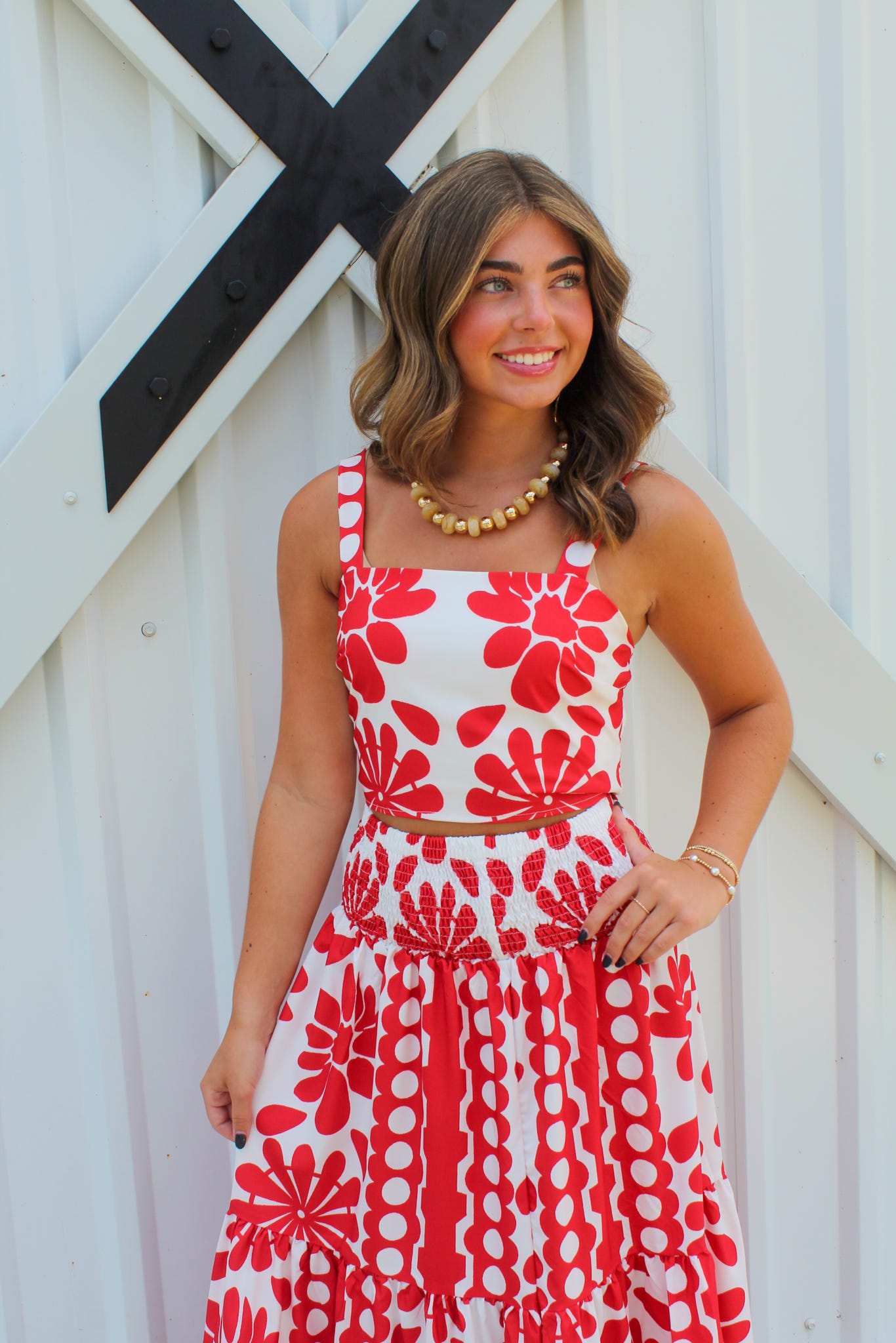 Caught on Camera Maxi Skirt Set