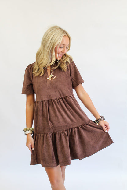 Adelyn Espresso Dress