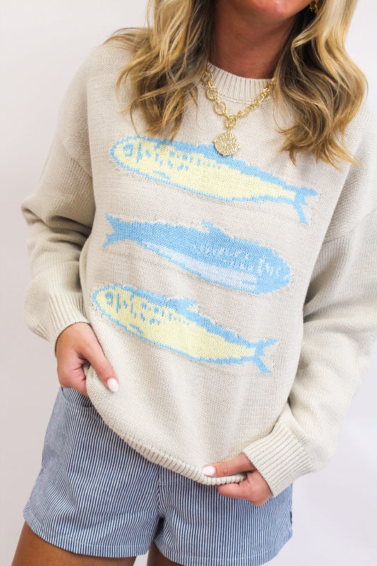Tres Sardines Sweater Top