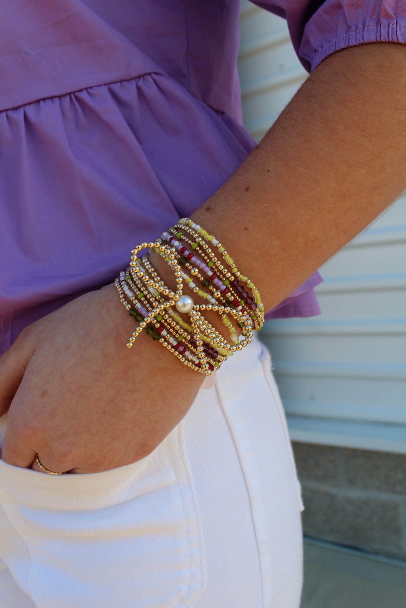 Beads and Bubbly Blouse