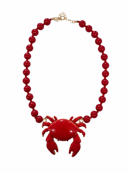 Multi Beaded Necklace with Charm