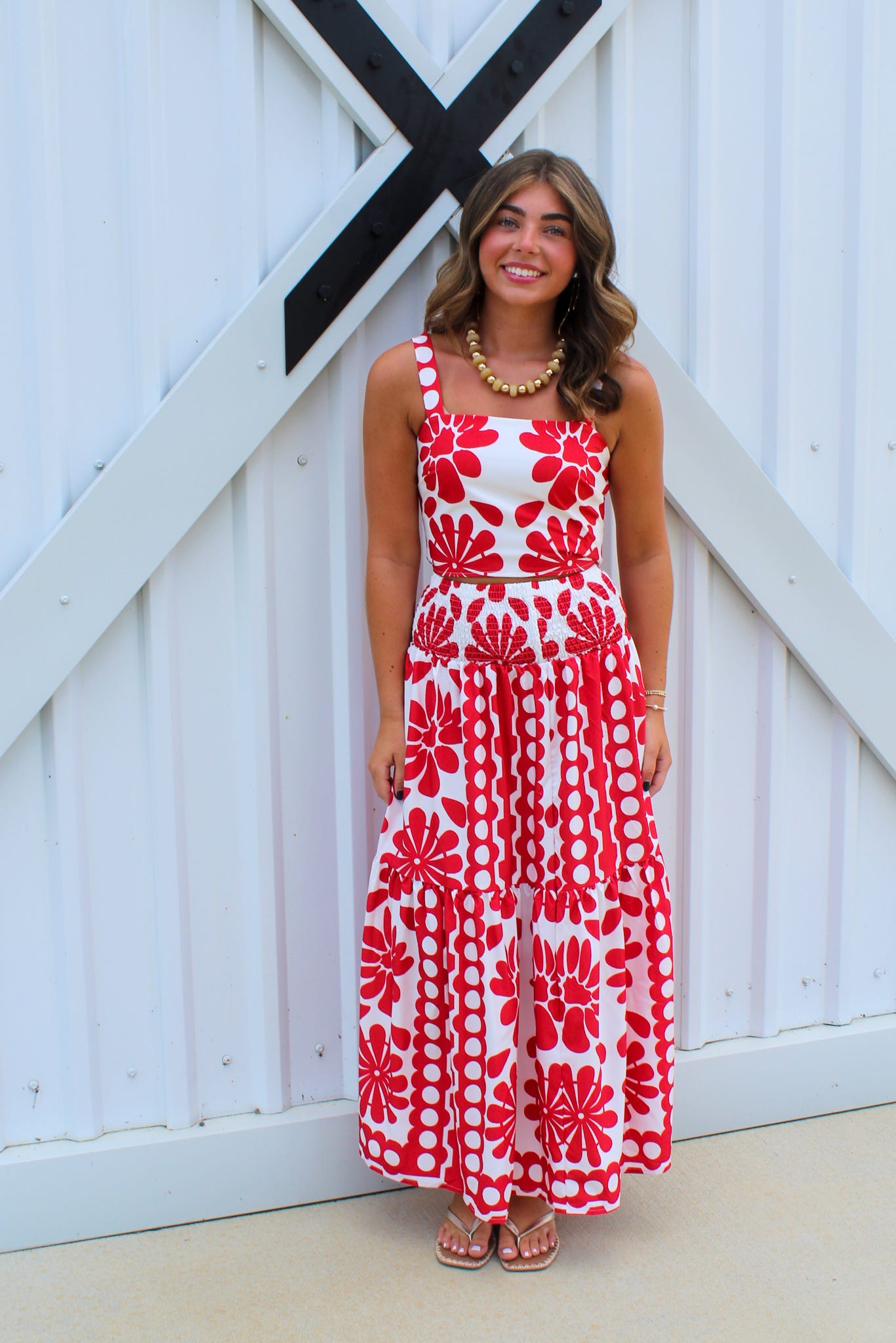 Caught on Camera Maxi Skirt Set