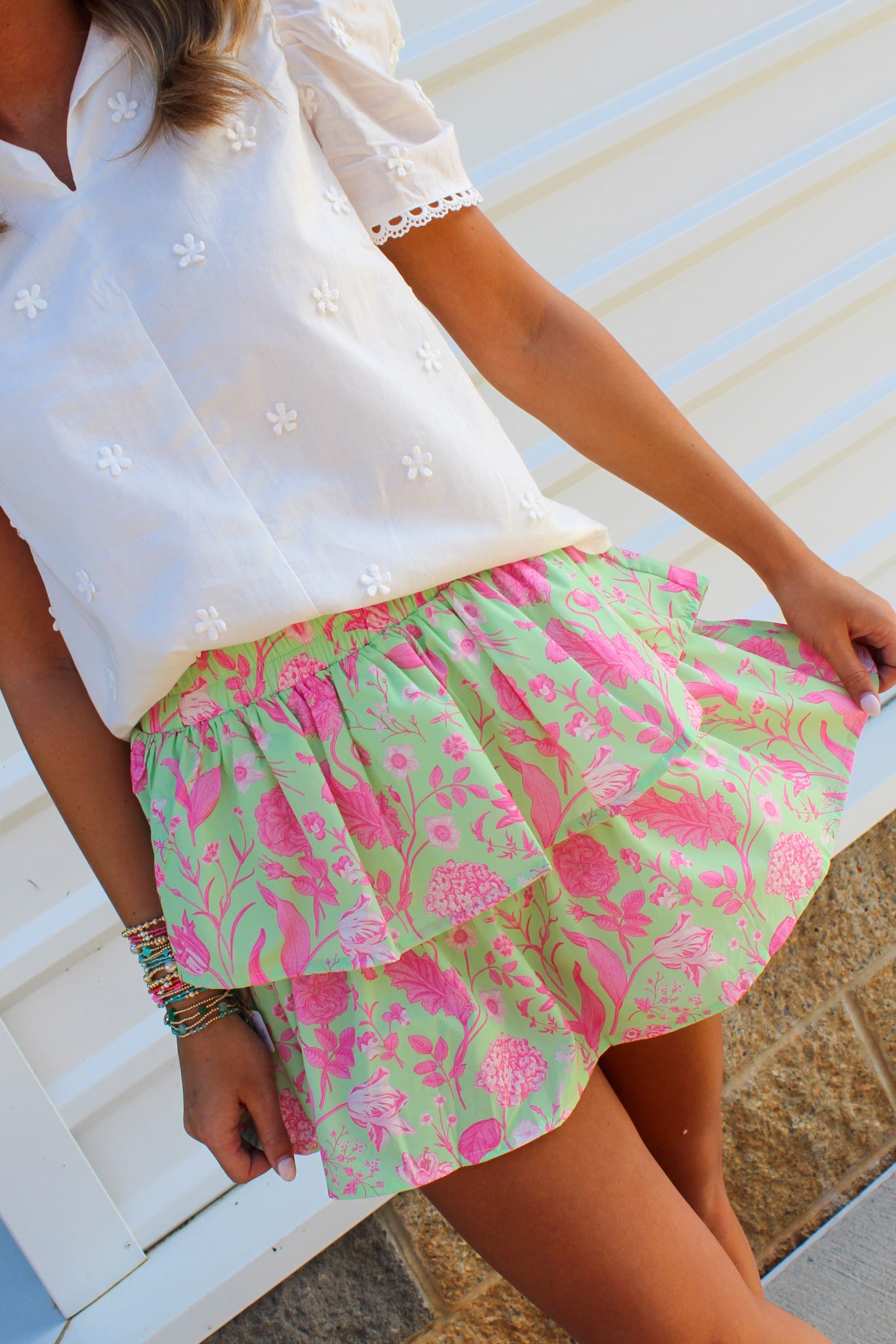 Green "Get Me" Skirt