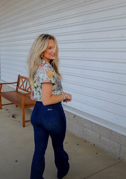 Jacquard Cropped Jacket