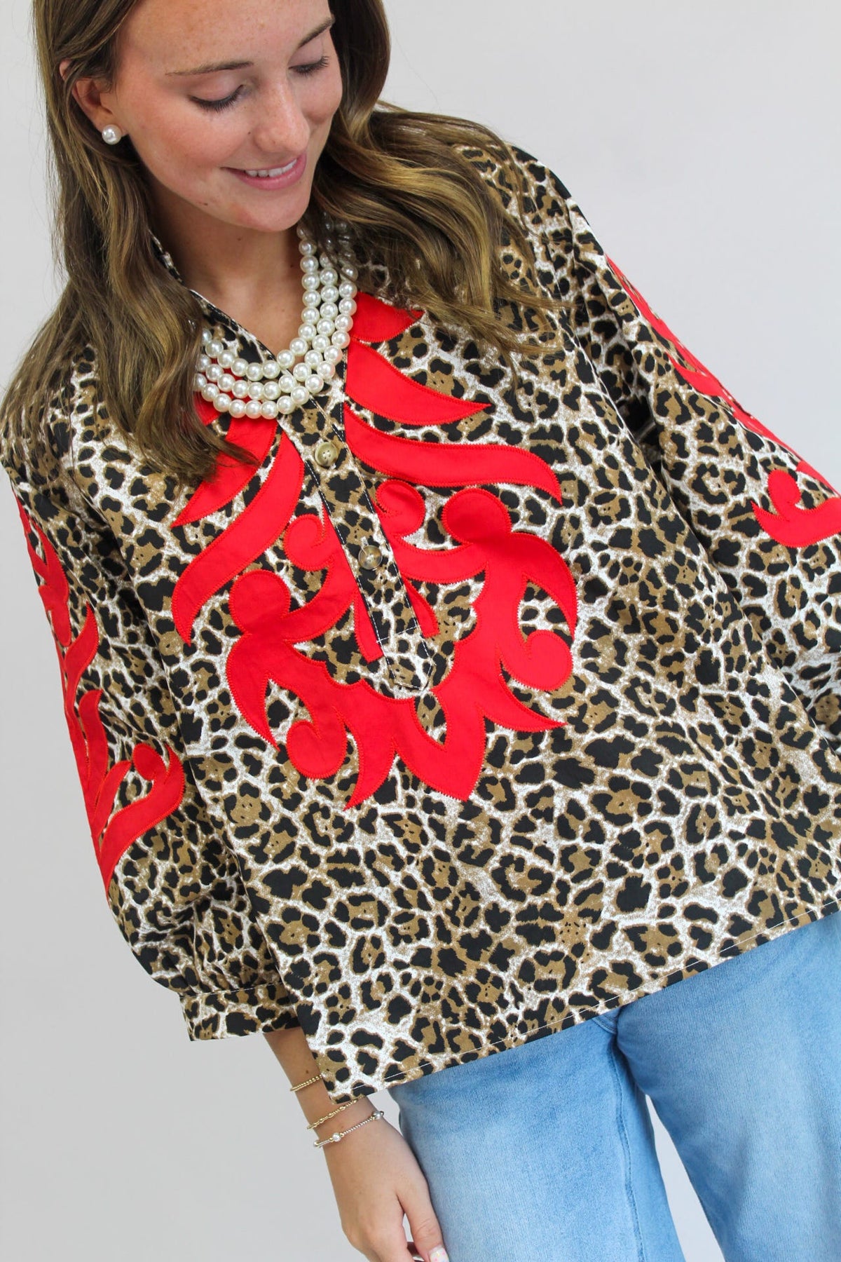 Ruby's Cheetah Top