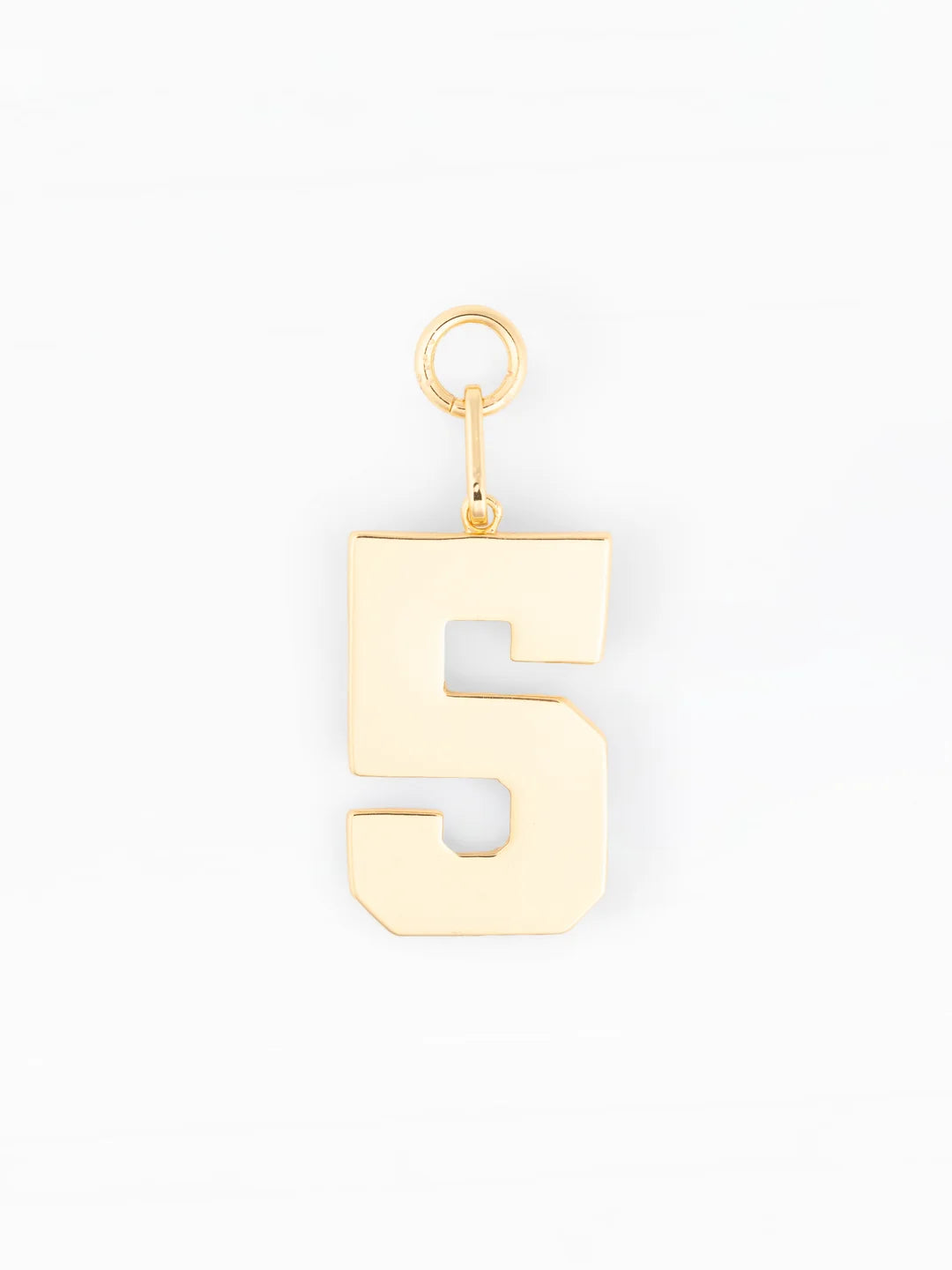 Varsity Number Bag Charm