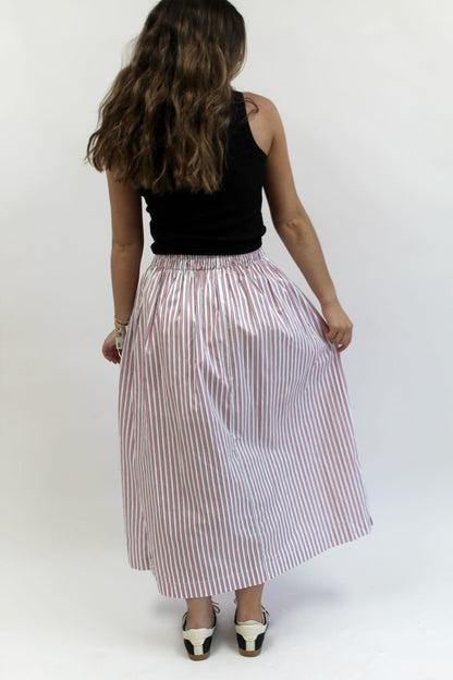 Florida Nights Maxi Skirt - Pink