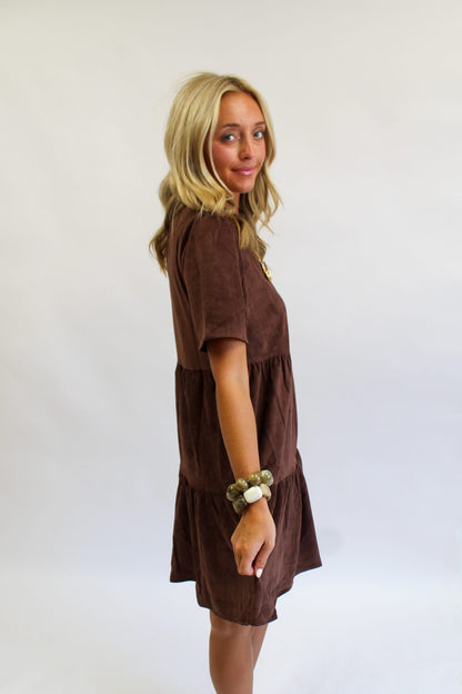 Adelyn Espresso Dress