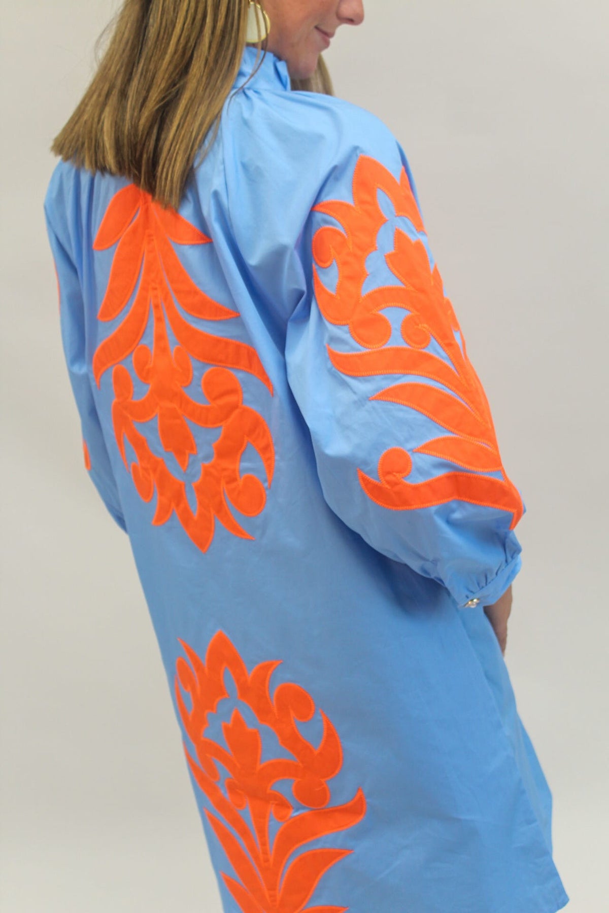 Electric Bloom Mini Dress