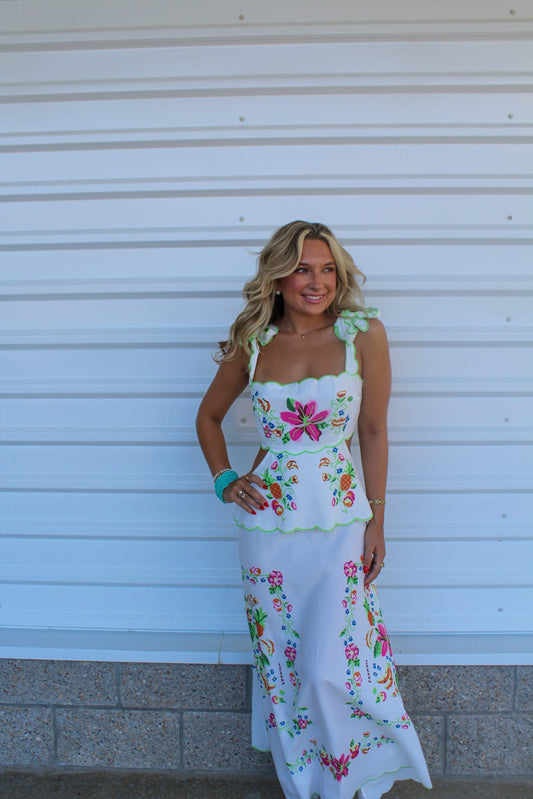 Always Dreaming Floral Maxi Dress