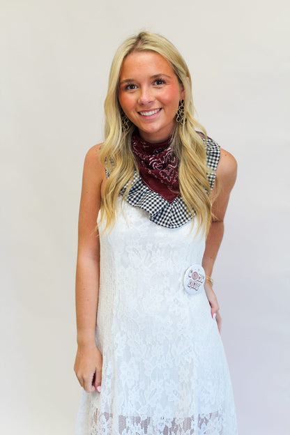 Asst Ruffled Bandana Scarf
