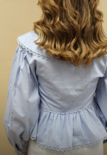 Easy Like Sunday Blue Blouse