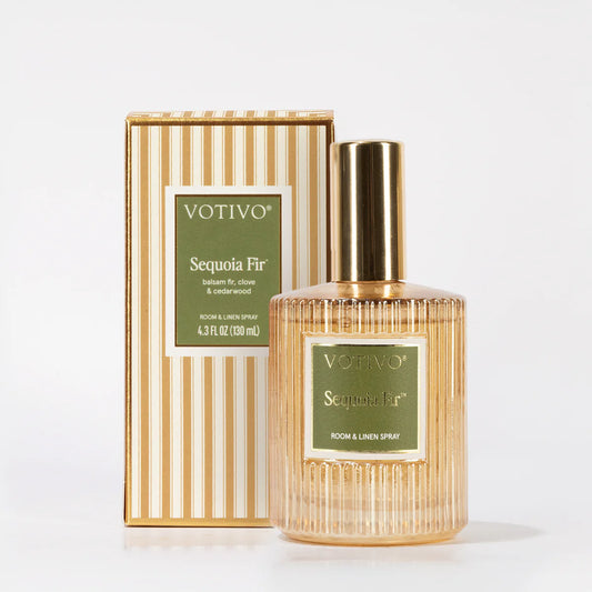 Votivo Sequoia Fir Room & Linen Spray