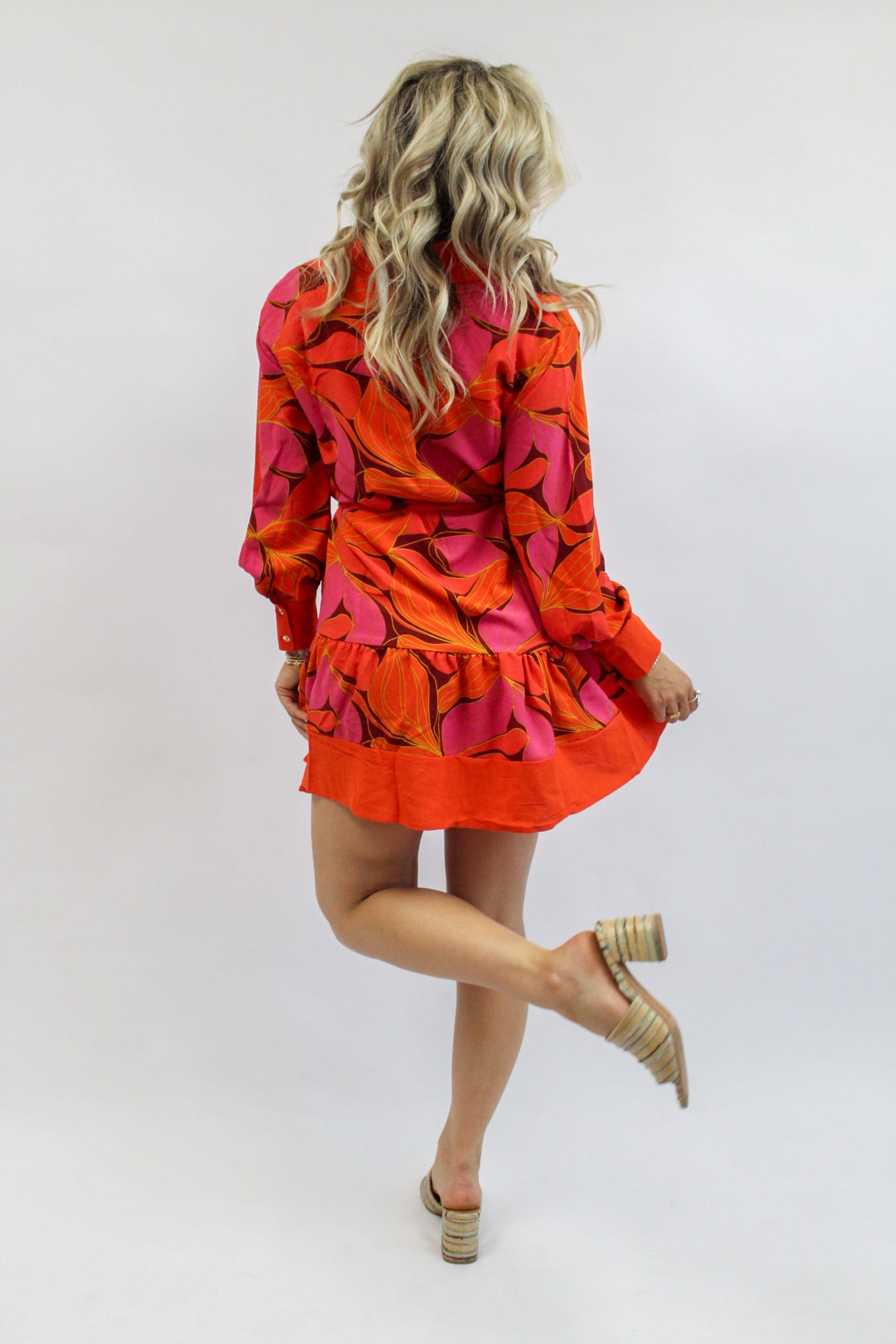 Maya Dress - Glow Over Fire