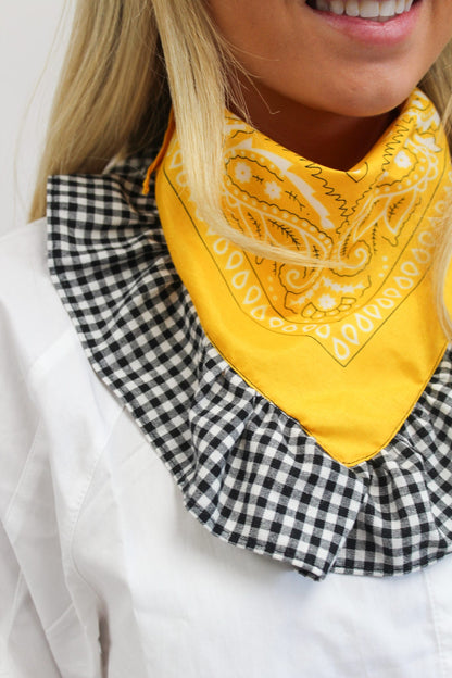 Asst Ruffled Bandana Scarf